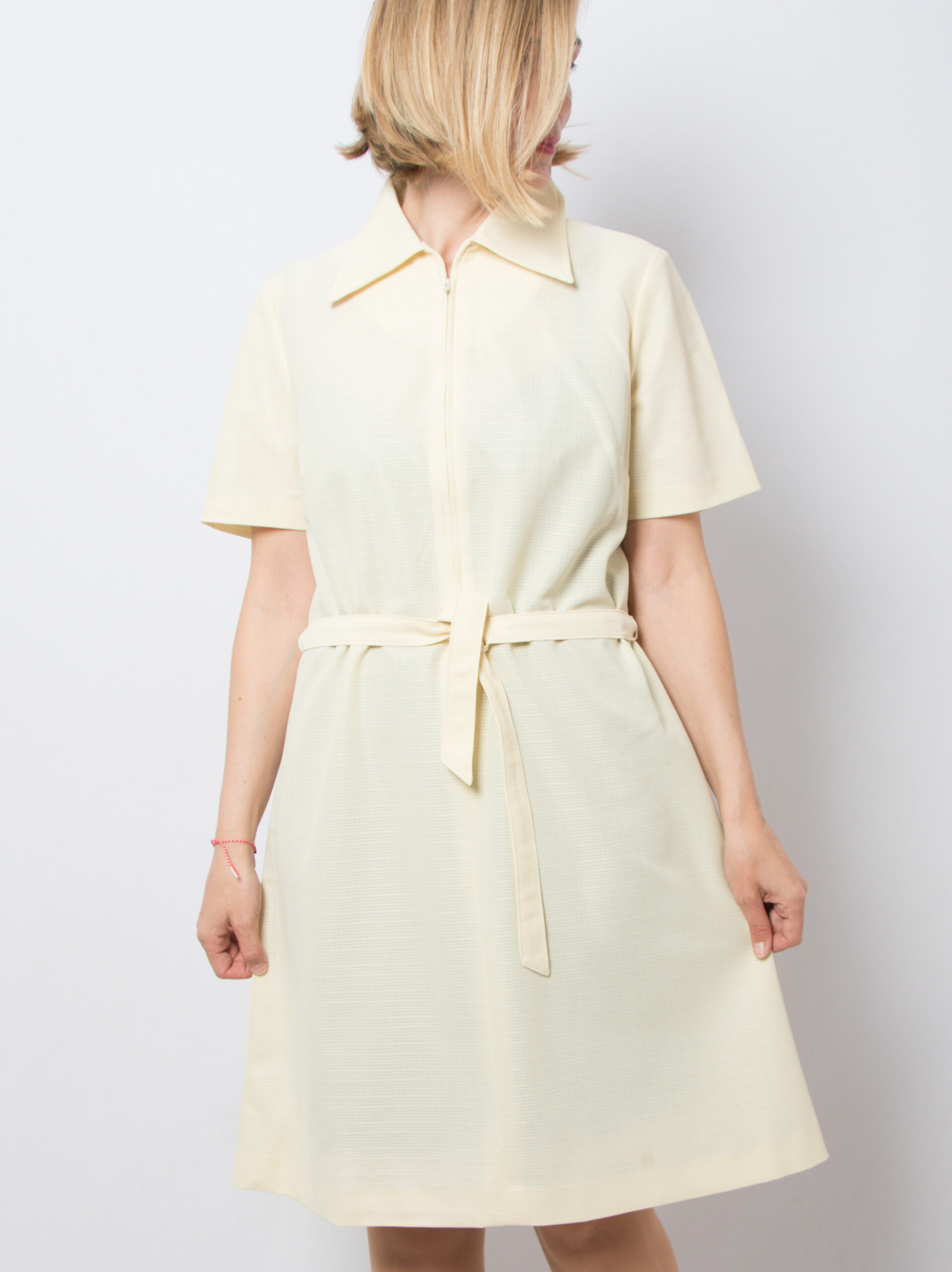 80s St Michael Dress with Belt 80s St Michael Dress with Belt - Image 2