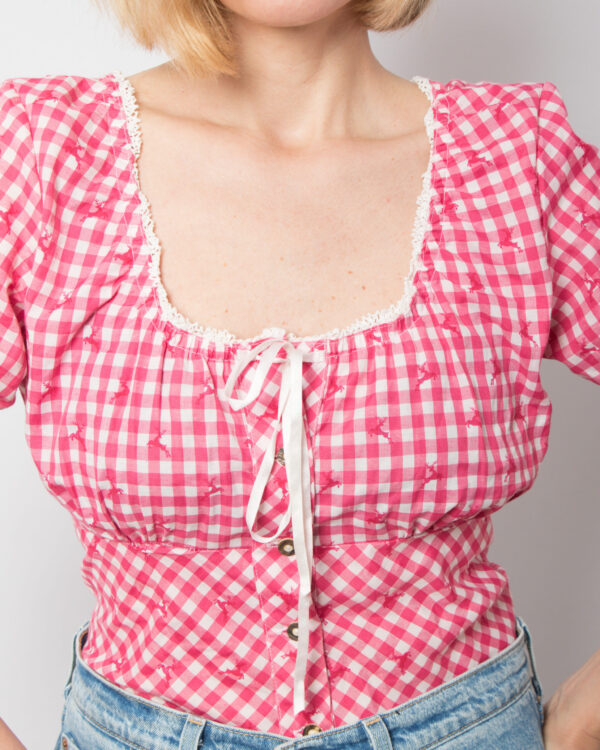 Vintage Trachten Blouse - Image 3