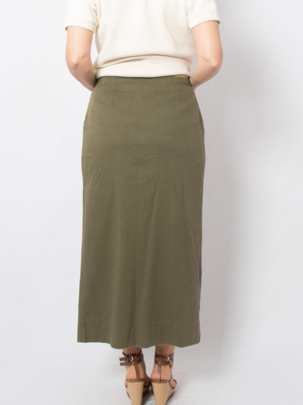 Vintage Long Button Skirt - Image 5