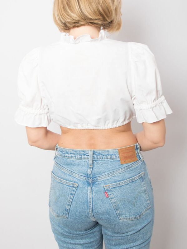 Vintage German Dirndl Crop Top - Image 6