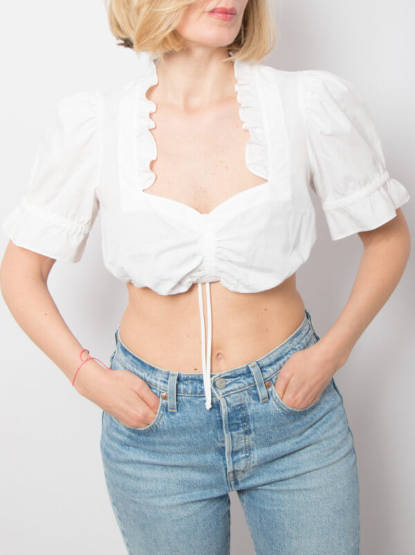 Vintage German Dirndl Crop Top