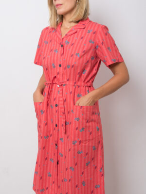 Vintage Floral House Dress