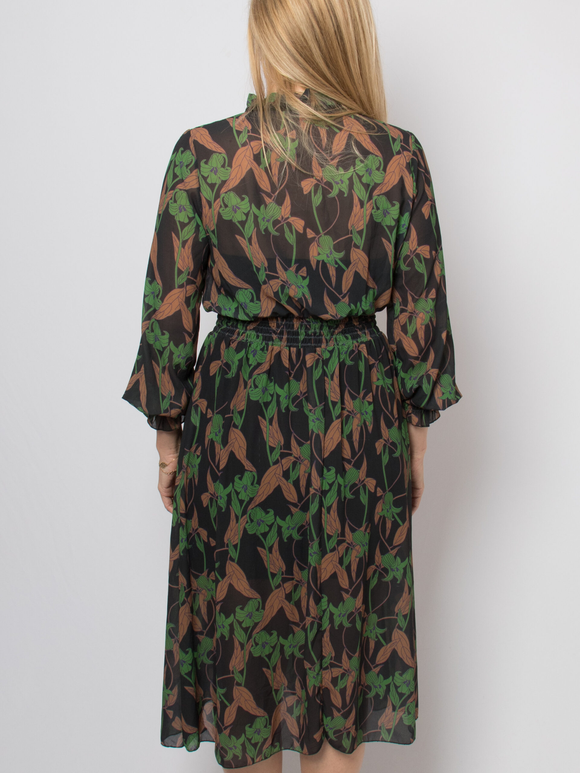 Vintage Floral Midi Sheer Dress Vintage Floral Midi Sheer Dress - Image 6