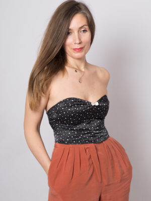 90s Satin Corset Top