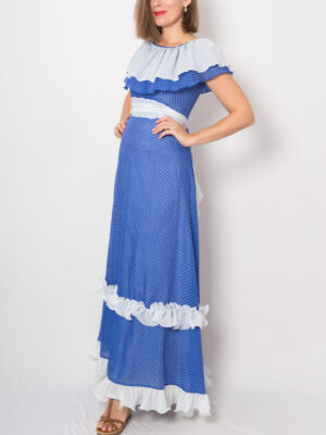 70s Emiliana Wendel Maxi Prairie Dress