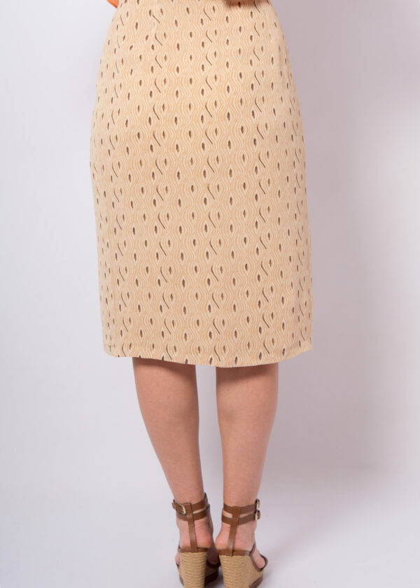 MARC AUREL Silk Wrap Skirt - Image 3