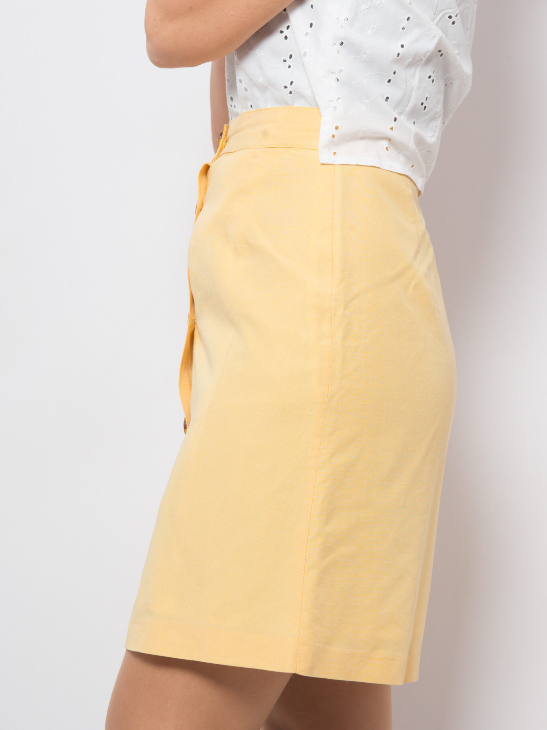 ALBA FORNARI Mini Button Skirt ALBA FORNARI Mini Button Skirt - Image 5
