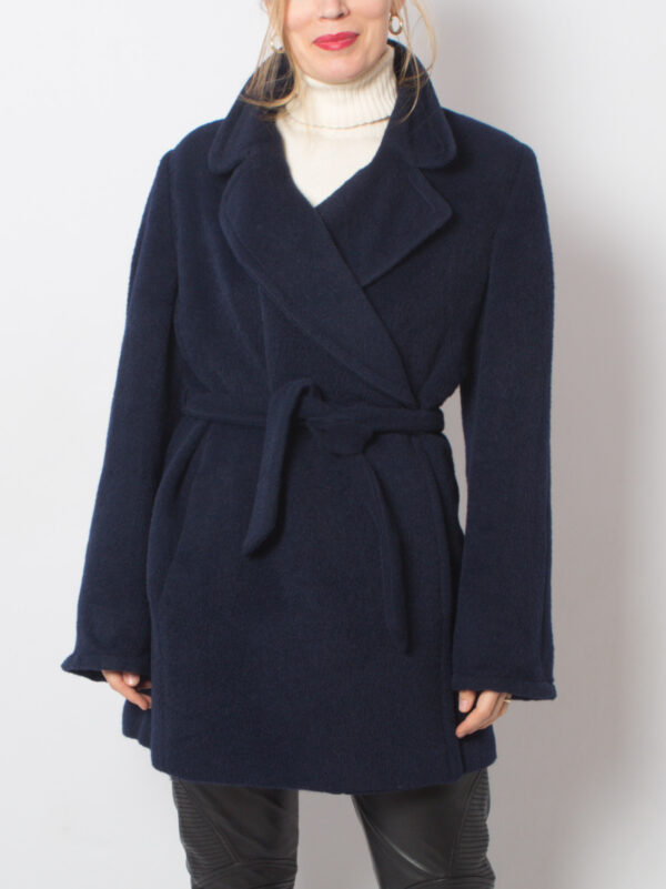 Vintage Emanuel Ungaro Alpaca Coat with Belt - Image 2
