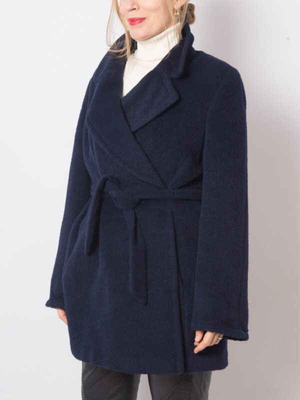 Vintage Emanuel Ungaro Alpaca Coat with Belt - Image 3