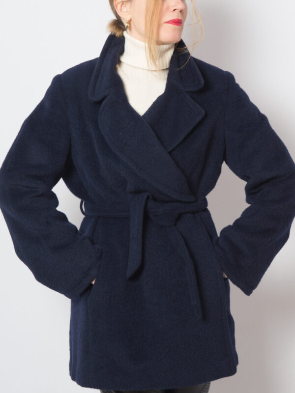Vintage Emanuel Ungaro Alpaca Coat with Belt - Image 6