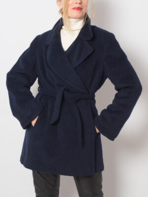 Vintage Emanuel Ungaro Alpaca Coat with Belt