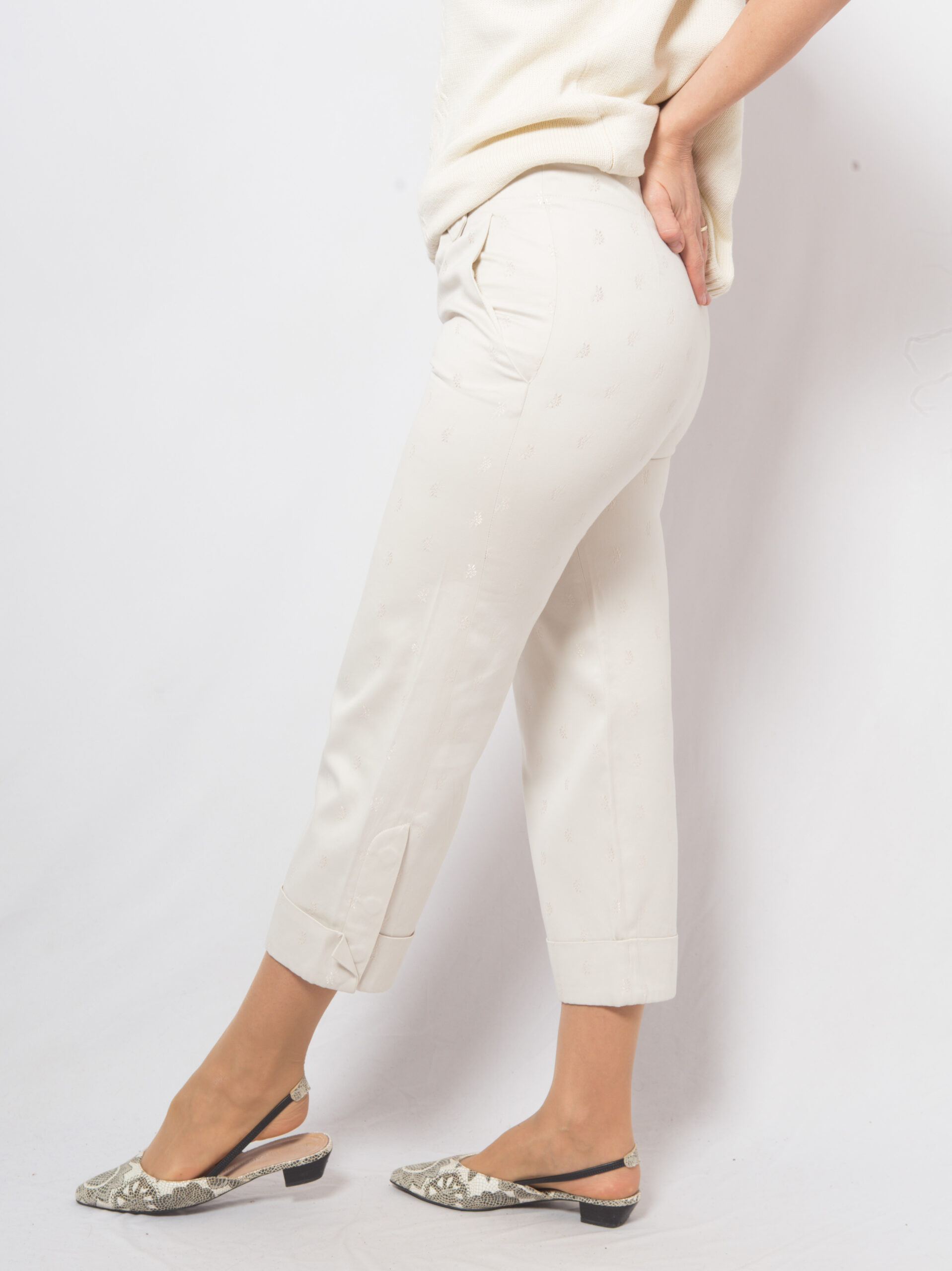 Vintage CHLOE Jacquard Crop Pants Vintage CHLOE Jacquard Crop Pants - Image 5