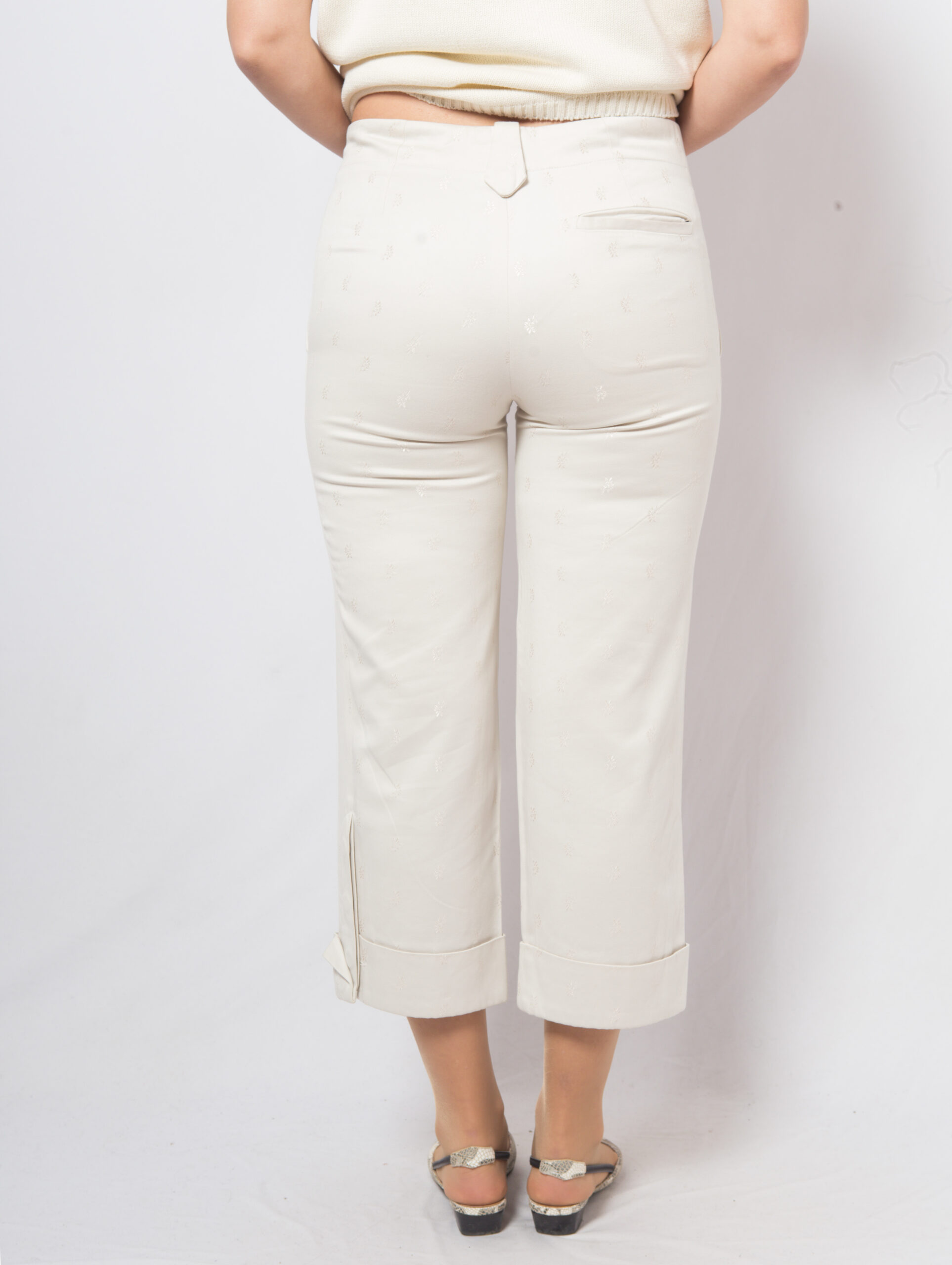 Vintage CHLOE Jacquard Crop Pants Vintage CHLOE Jacquard Crop Pants - Image 6