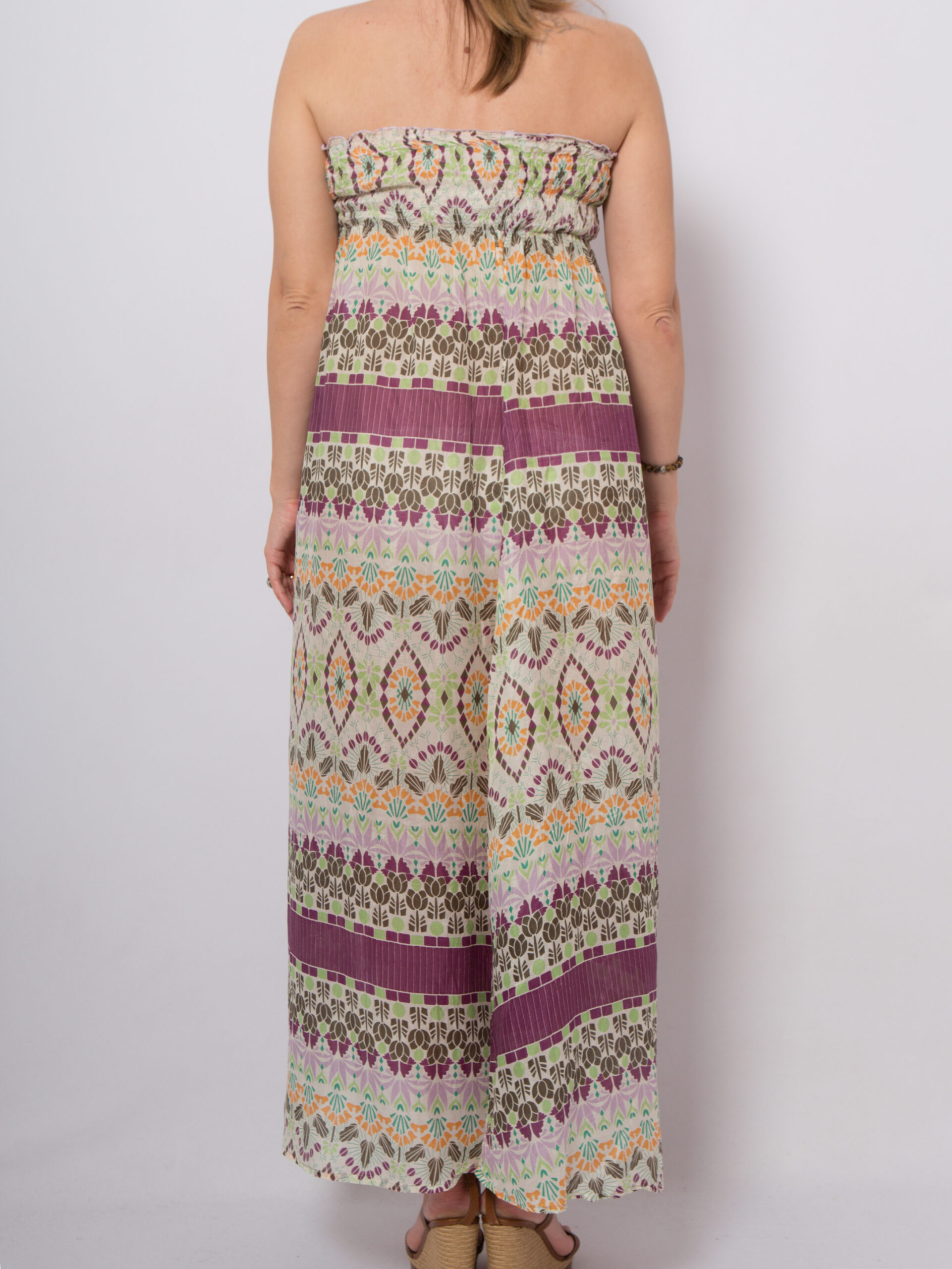 Vintage Maxi Silk Sheer Dress Vintage Maxi Silk Sheer Dress - Image 4