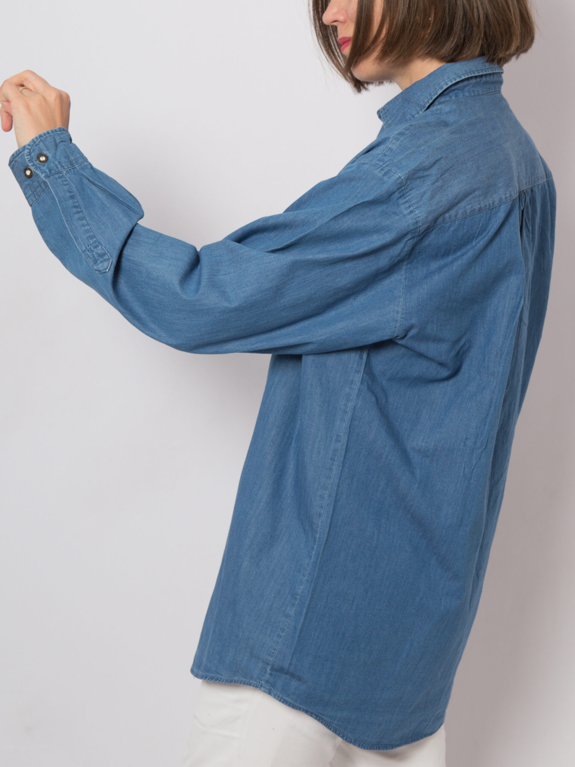 Vintage Folk Denim Shirt Vintage Folk Denim Shirt - Image 2
