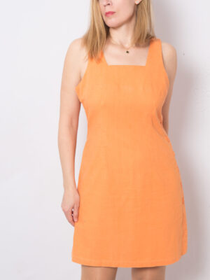 Vintage Mini Linen Dress
