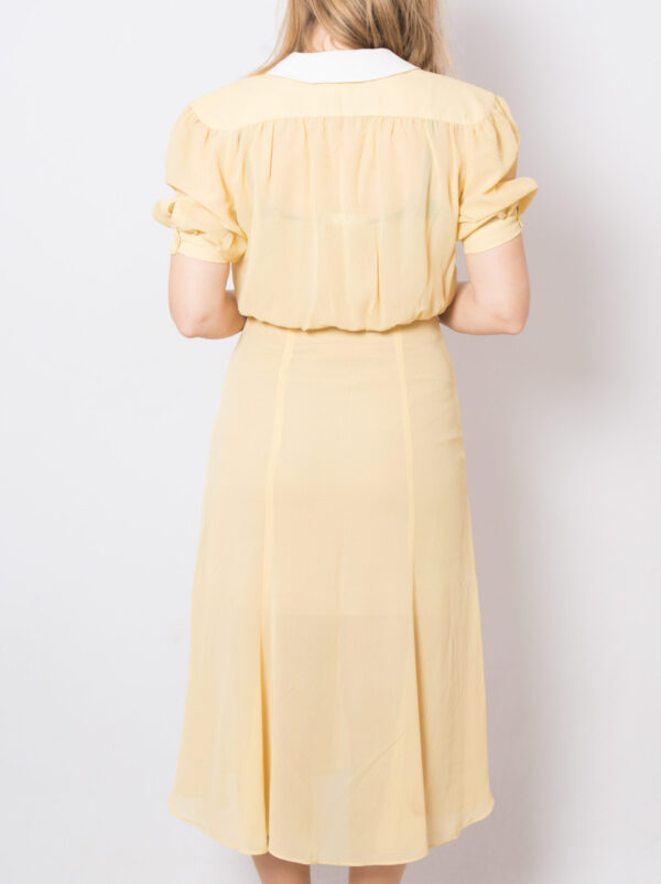 Vintage Sheer Midi Dress Wallis Exclusive - Image 4