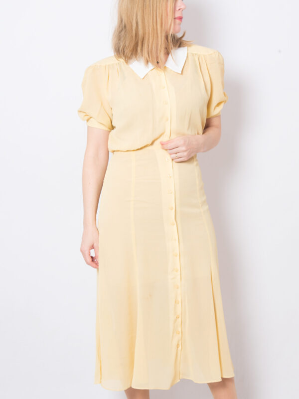 Vintage Sheer Midi Dress Wallis Exclusive - Image 6