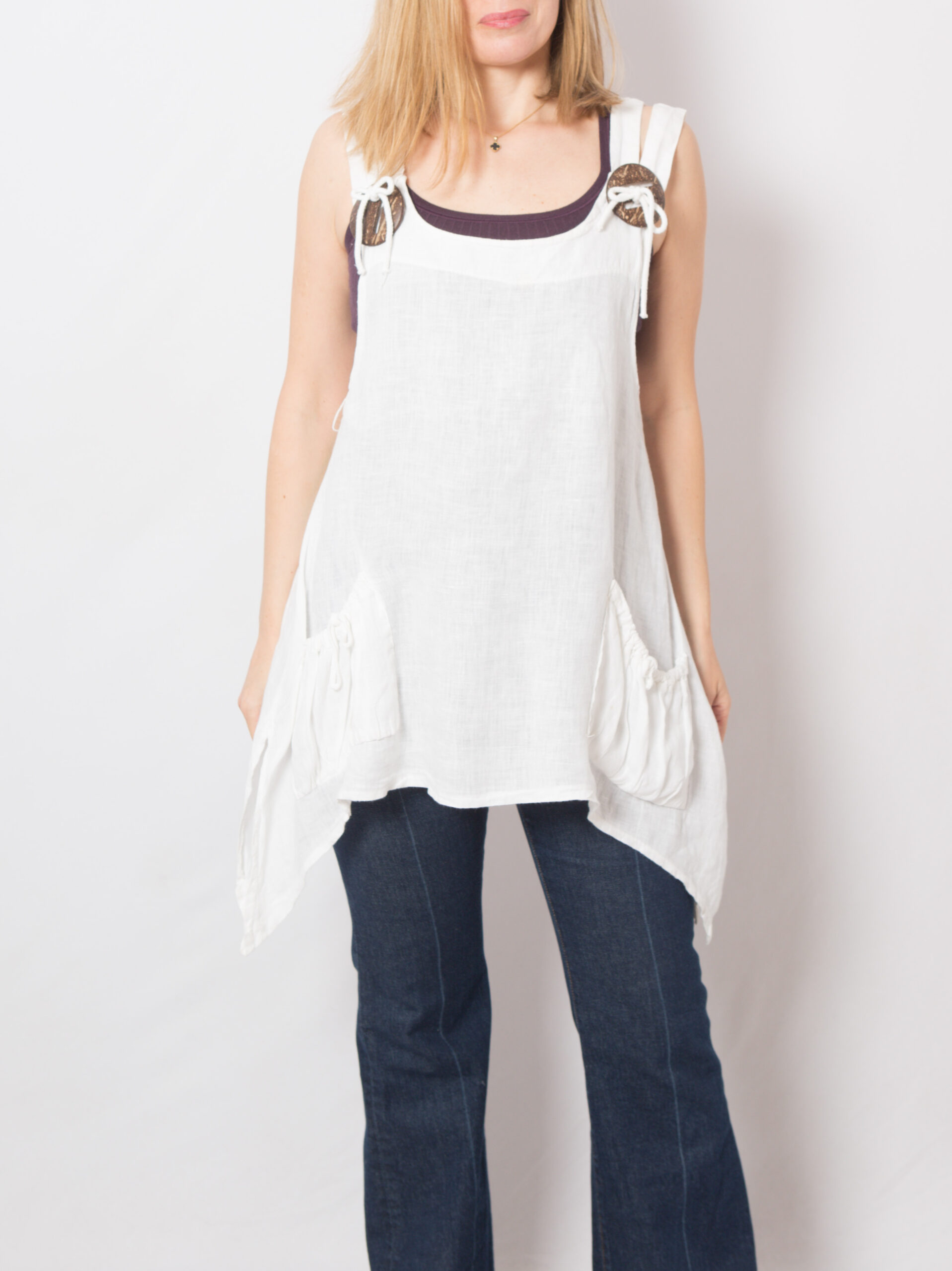 Vintage Linen Tunic Top Vintage Linen Tunic Top - Image 2