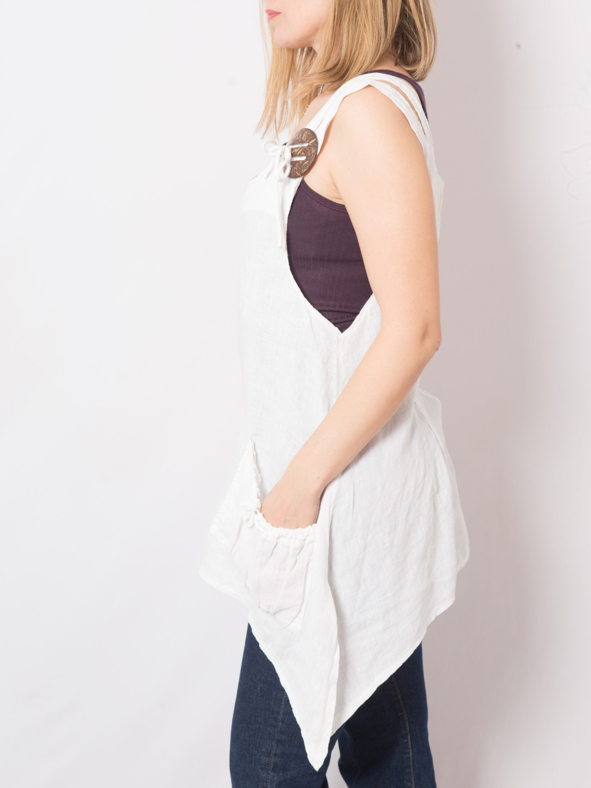 Vintage Linen Tunic Top Vintage Linen Tunic Top - Image 3