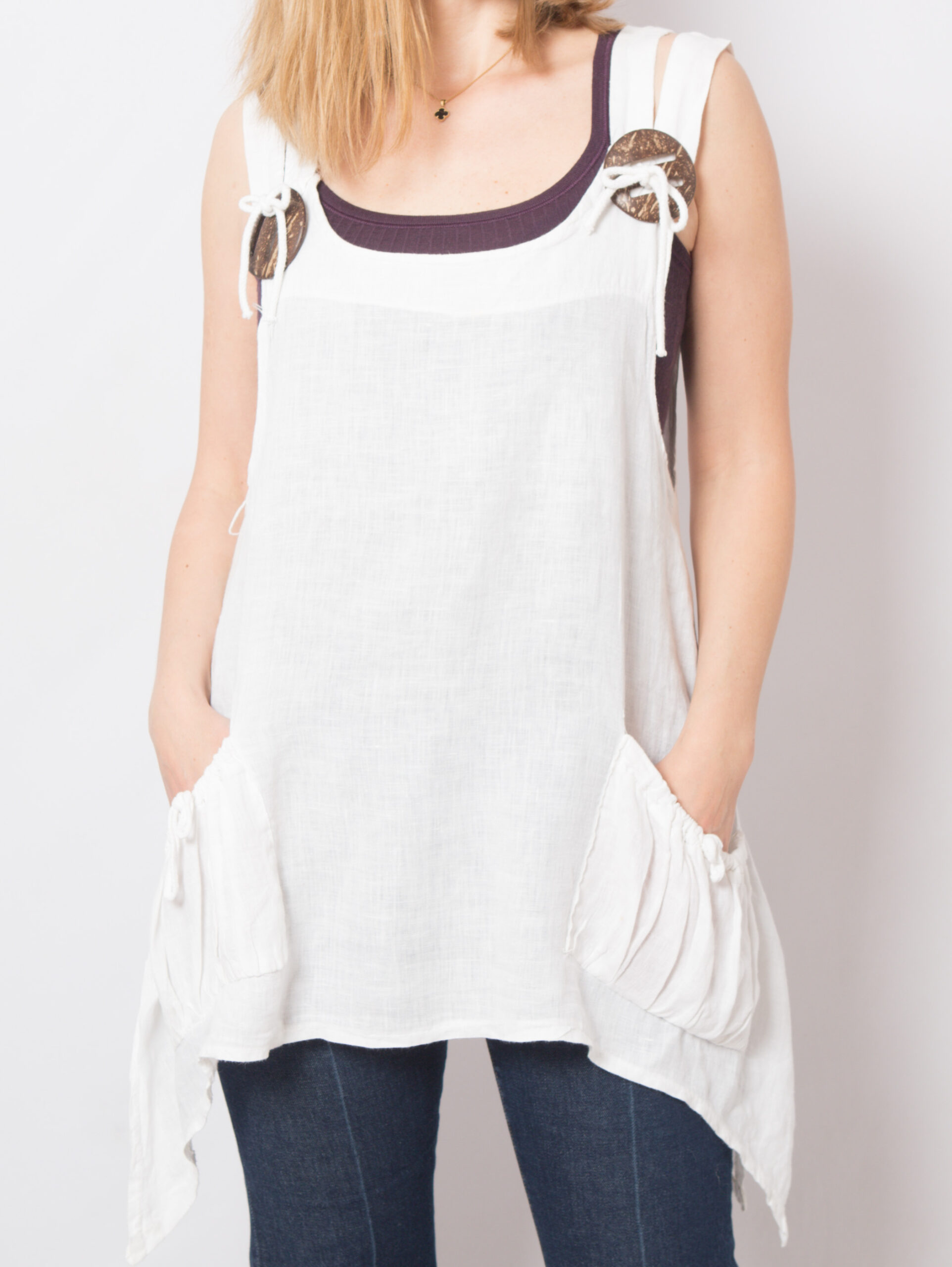 Vintage Linen Tunic Top Vintage Linen Tunic Top - Image 5