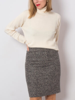 JIL SANDER Cashmere Mini Skirt