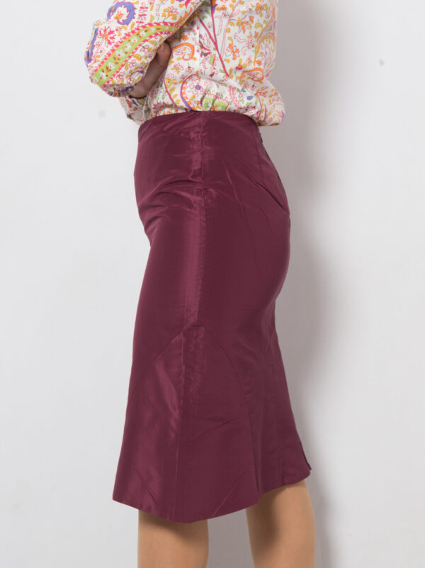 Vintage LUISA SPAGNOLI Silk Skirt - Image 3