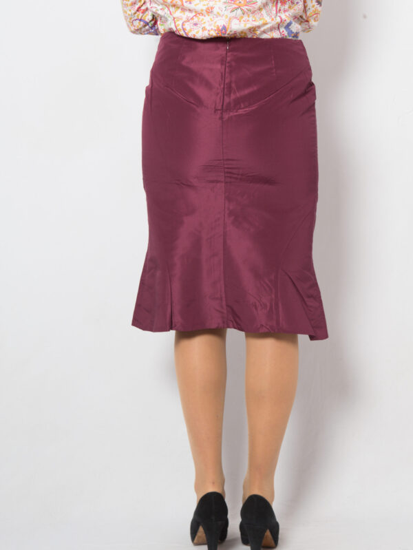 Vintage LUISA SPAGNOLI Silk Skirt - Image 4