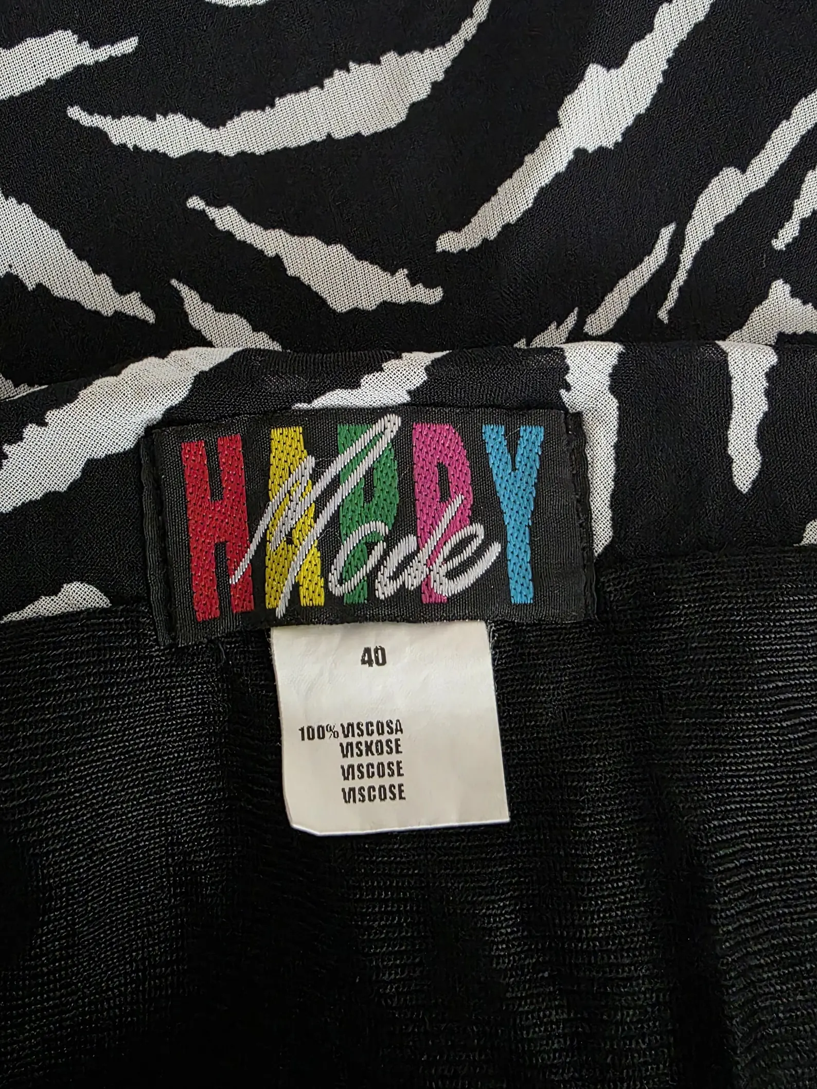 Y2K Zebra Skirt Asymmetric Hem Y2K Zebra Skirt Asymmetric Hem - Image 5