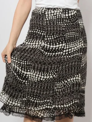 Y2K Italian Nylon Skirt Mesh