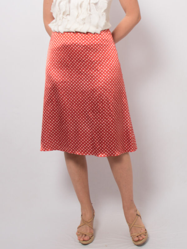 Rene Lezard Satin Silk Skirt