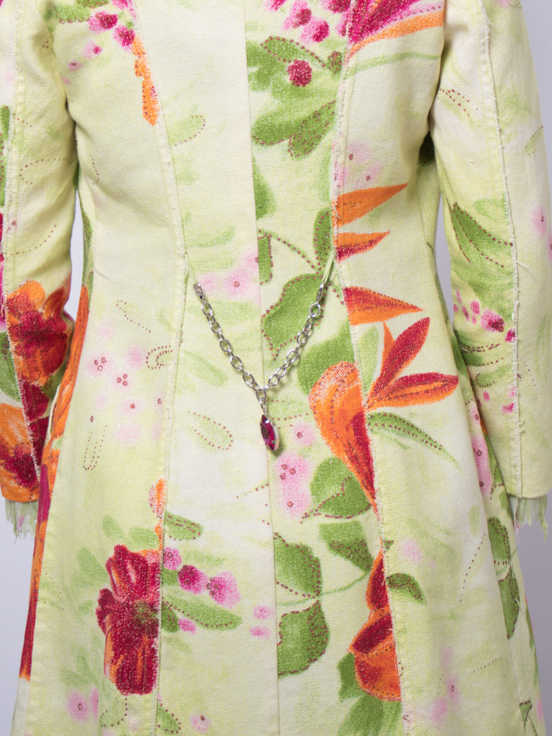 Roberta Scarpa Floral Linen Coat Roberta Scarpa Floral Linen Coat - Image 6