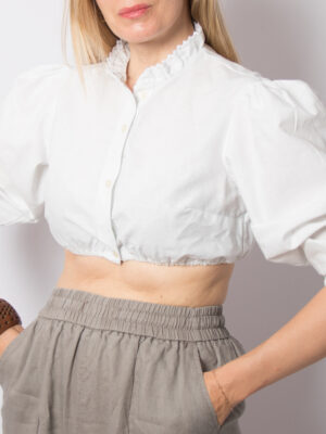 RARE Vintage Cropped Dirndl Crop Folk
