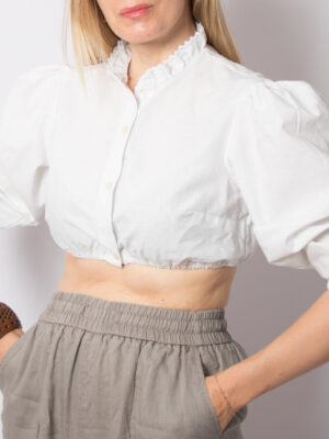 RARE Vintage Cropped Dirndl Crop Folk