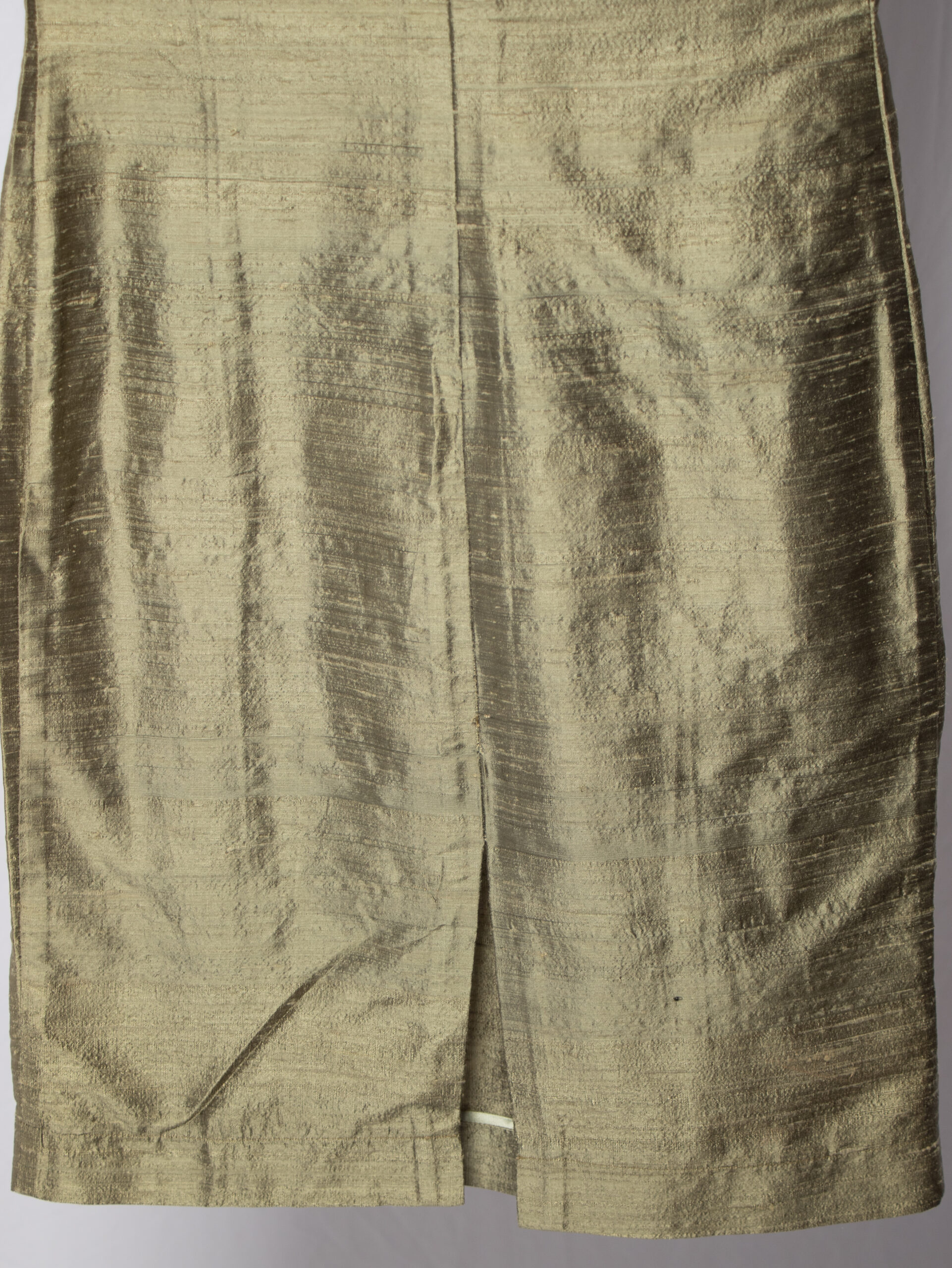 Vintage Italian Dupioni Silk Sheath Dress Vintage Italian Dupioni Silk Sheath Dress - Image 6