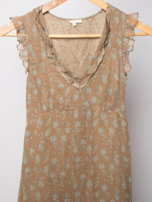 Voirenon Floral Silk Dress