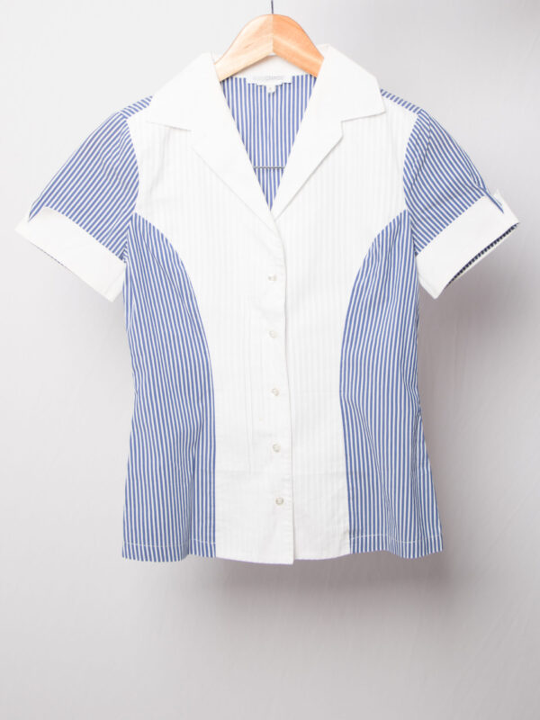 Vintage Nara Camicie Cotton Striped Shirt