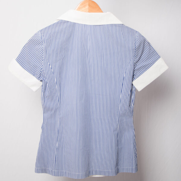 Vintage Nara Camicie Cotton Striped Shirt - Image 7