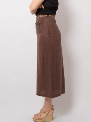 Vintage Henry Cotton Linen Skirt