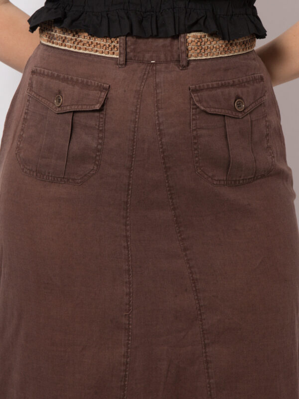 Vintage Henry Cotton Linen Skirt - Image 6