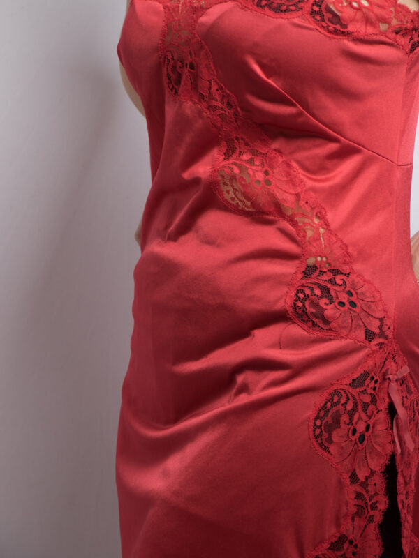 Vintage Red Full Slip - Image 2