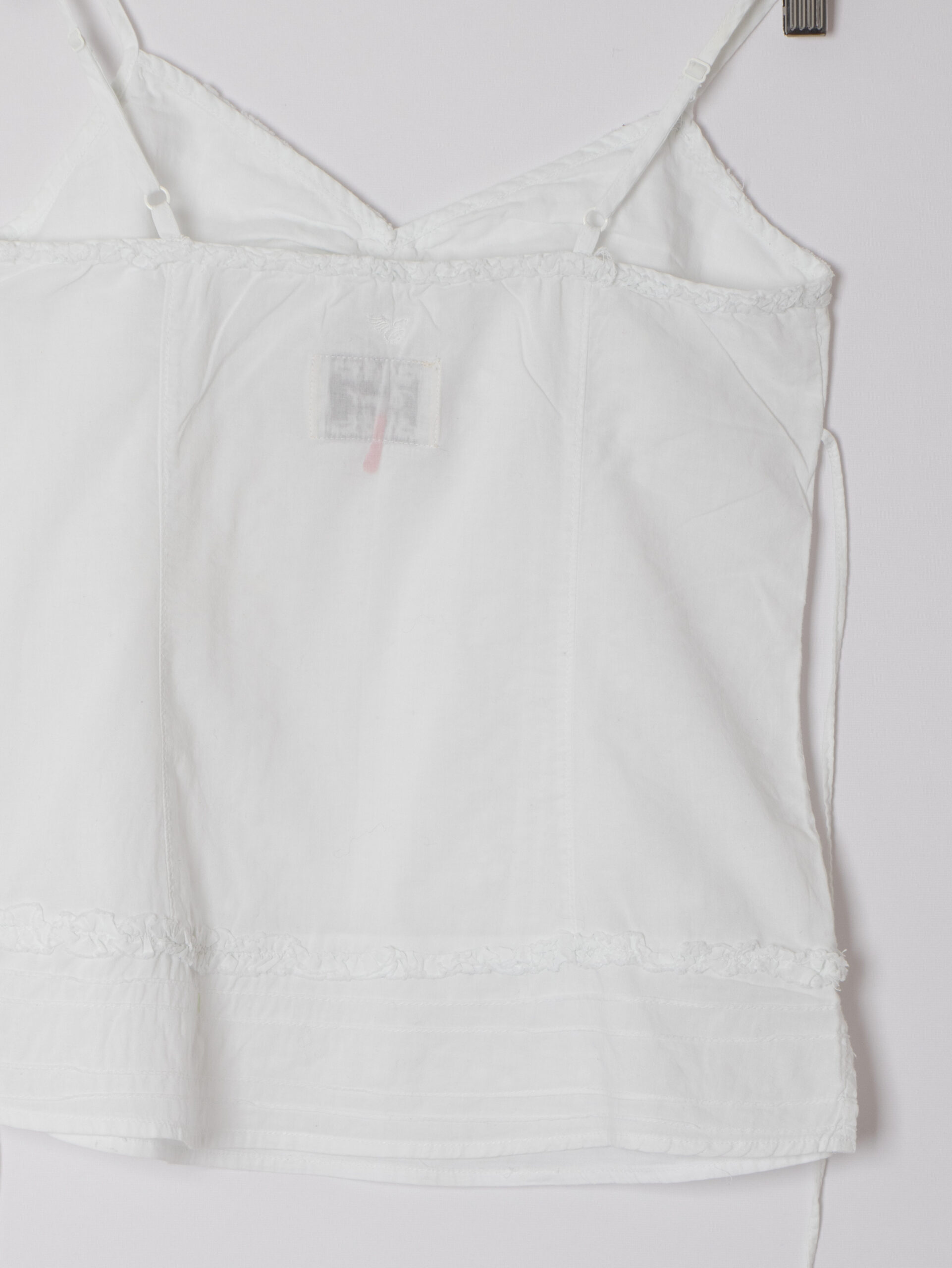 Esprit Y2K White Cotton Embroidered Camisole Esprit Y2K White Cotton Embroidered Camisole - Image 6