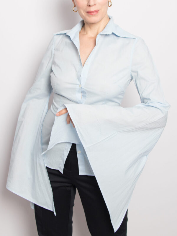 Dramatic Bell Sleeve Blouse - Image 2