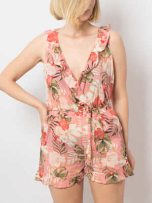 Vintage Floral Jumpsuit by Dorothy Perkins