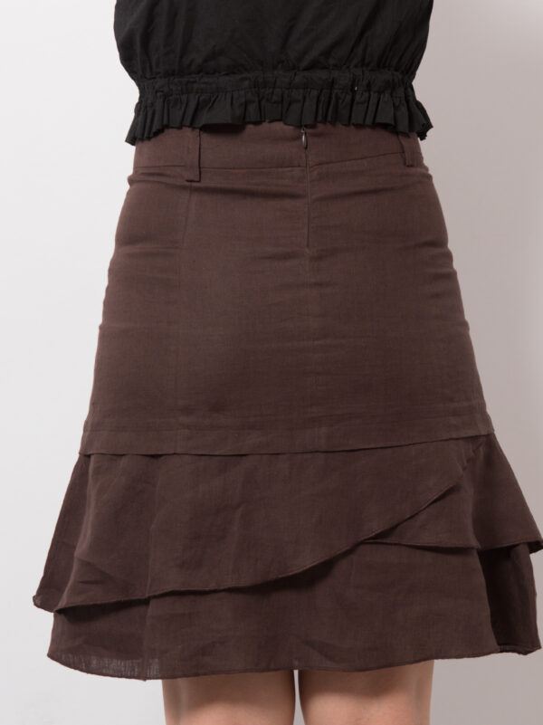 Max & Co. Ruffle Linen Skirt - Image 5