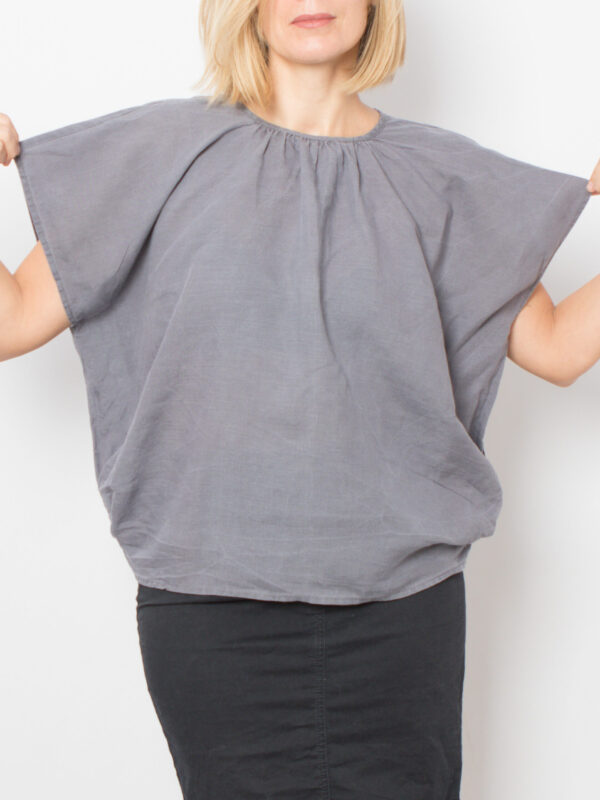 NACHUKARA Grey Oversized Top - Image 2