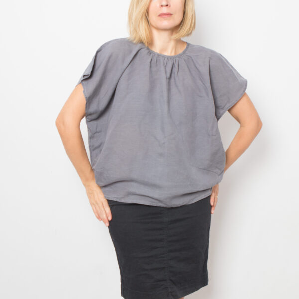 NACHUKARA Grey Oversized Top - Image 4