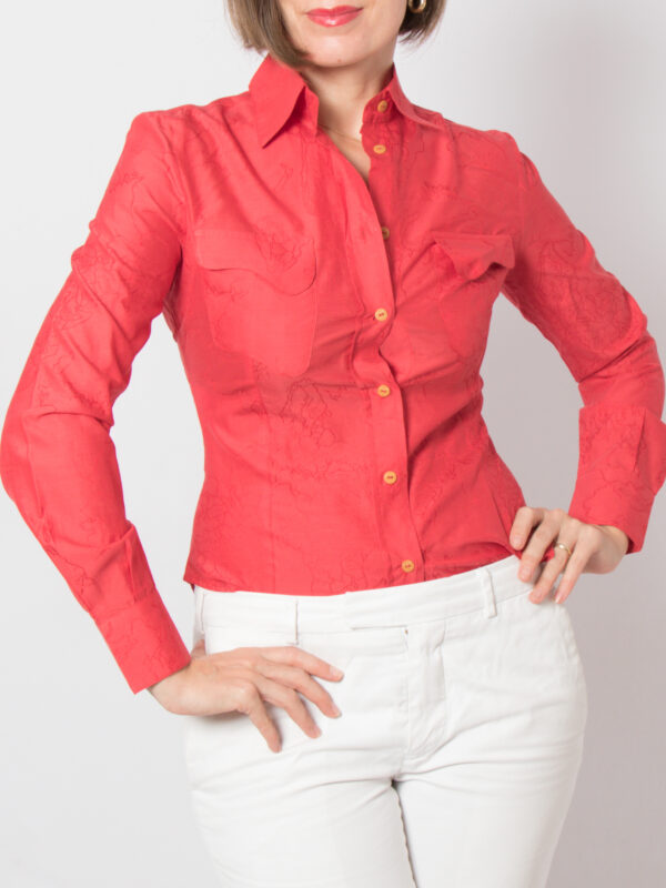 Alviero Martini Red Shirt - Image 6