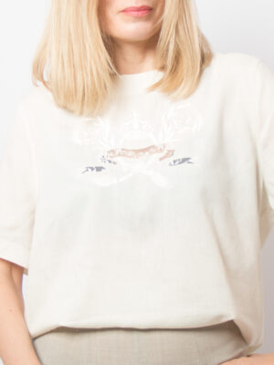 Vintage Regal Embroidery Cutwork Blouse