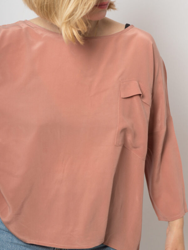 Oversized Silk Top TOUPY Paris - Image 5